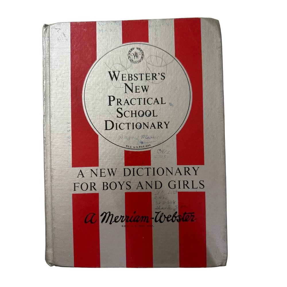 Webster (1964) New Practical School Dictionary Book